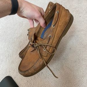 Sperry Topsider Original Boat Shoe in Sahara Leather size 11